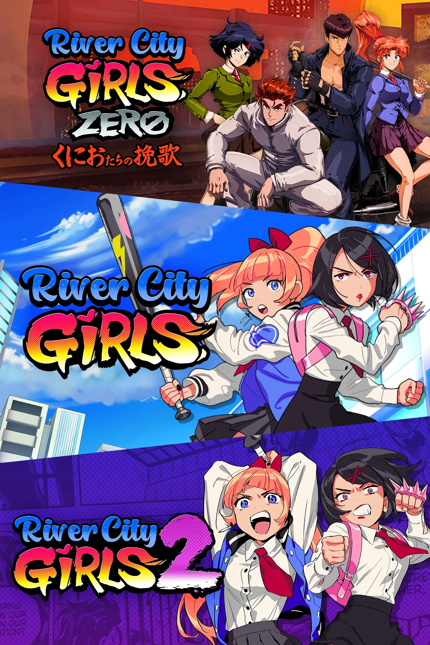 🎮River City Girls 1, 2, and Zero Bundle 💚XBOX 🚀Быстр