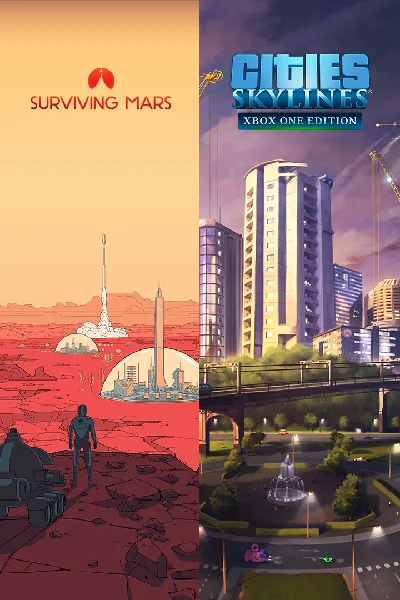 🎮Cities: Skylines + Surviving Mars 💚XBOX 🚀Fast
