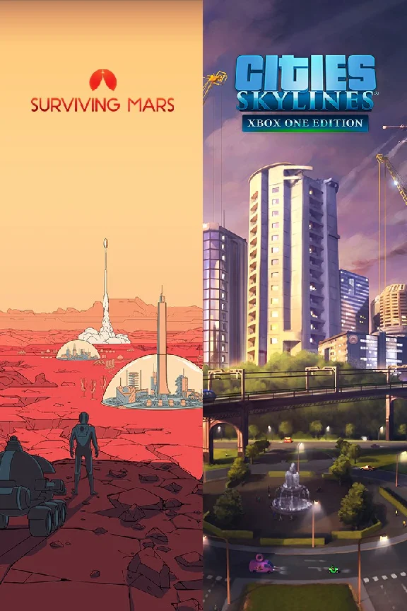 🎮Cities: Skylines + Surviving Mars 💚XBOX 🚀Fast