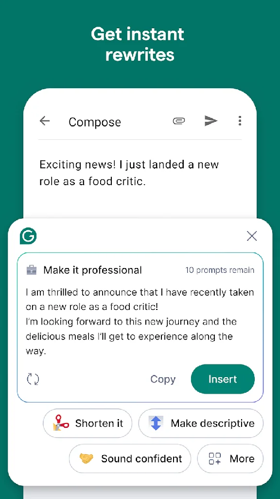 Grammarly Premium | 1/12 months to your account