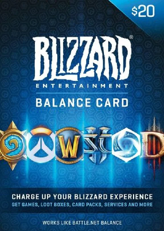 Battle.net Gift Card 20 USD💰Battle.net карта Key США💰