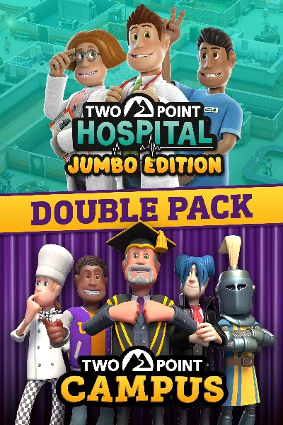 🎮Two Point Hospital and Two Point Campus Double Pack �