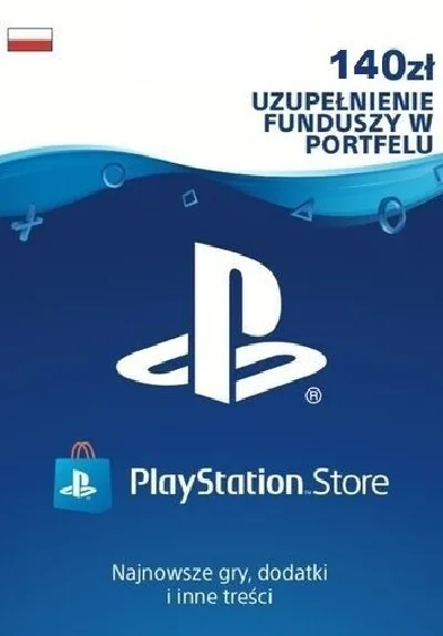 Карта PlayStation PSN 140 PLN Злотых💰Ключ💳Польша💰