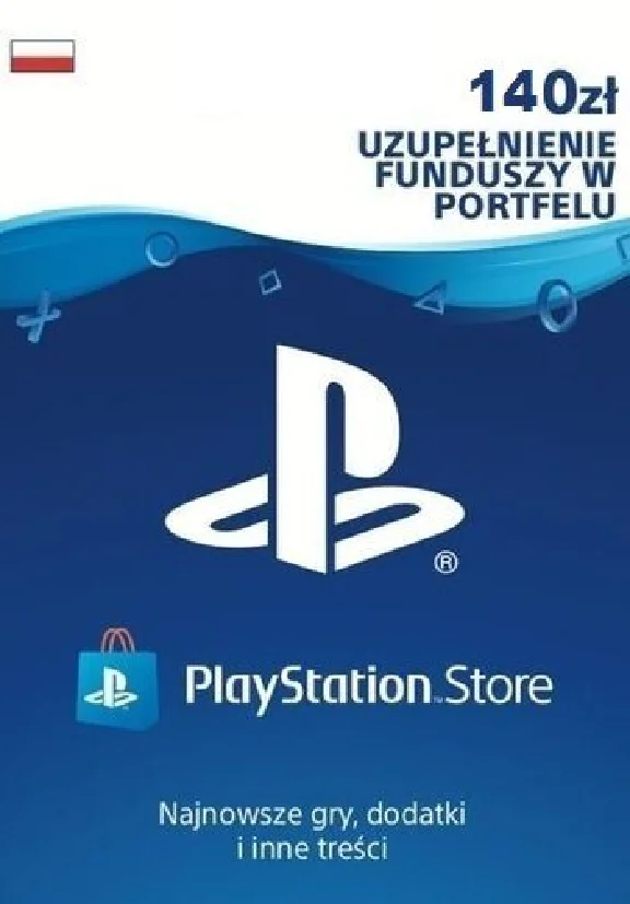 Карта PlayStation PSN 140 PLN Злотых💰Ключ💳Польша💰