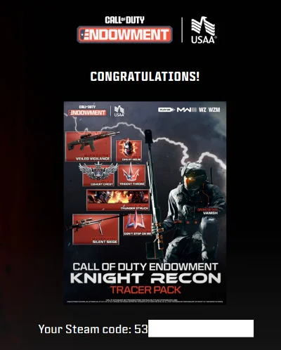 НАБОР РЫЦАРЯ РАЗВЕДКИ CoD MW 3 / Modern Warfare 3 🔑