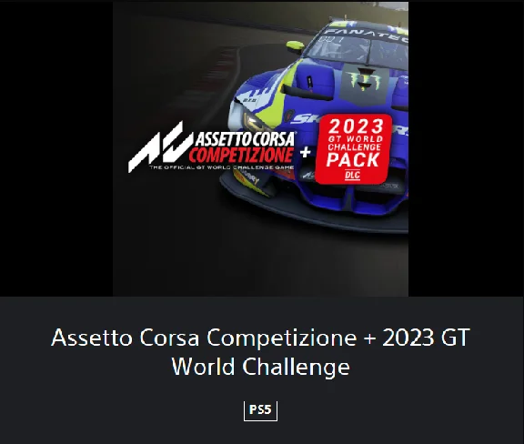 💥Assetto Corsa Competizione  🔵PS4 / PS5🔴TR🔴