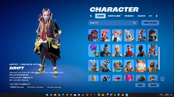 FORTNITE🎮45+ SKINS ACCOUNT |OG BLUE STRIKER| +MAIL