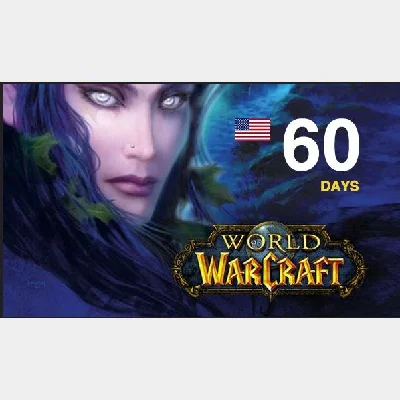 World of Warcraft 60 DAYS  Time Card US (Battle/Ключ)