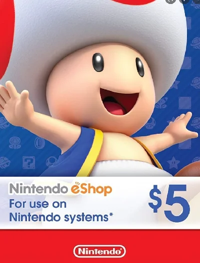 ⭐5$ US Nintendo eShop Gift Card (USA) ✅ [Без комиссии]