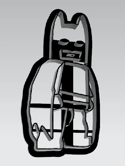 Cutting for gingerbread "LEGO Batman" height 10 cm
