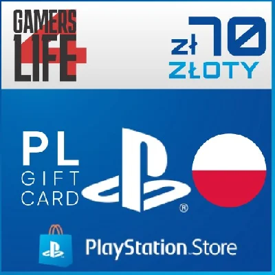 🔻PSN 70 Zloty (PLN) PL Gift Card Poland