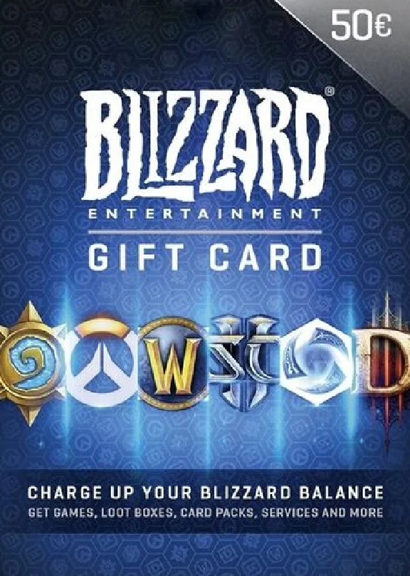 Battle.net Gift Card 50 EUR⚡Батлнет карта⚡Blizzard⚡🇪🇺
