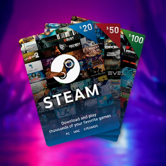 Steam replenishment codes Türkiye Argentina, Kazakhstan