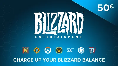 🔑 Blizzard 💳 Gift Card【50€】EUR