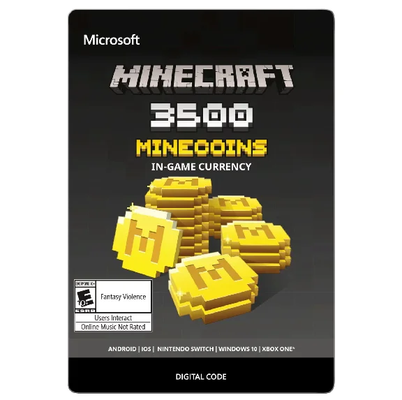 ✅Minecraft Minecoin Pack 3500 Coins Xbox Live ✅GLOBAL🌎