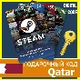 ⭐GIFT CODE⭐ 🇶🇦 Qatar STEAM GIFT CARD WALLET QR