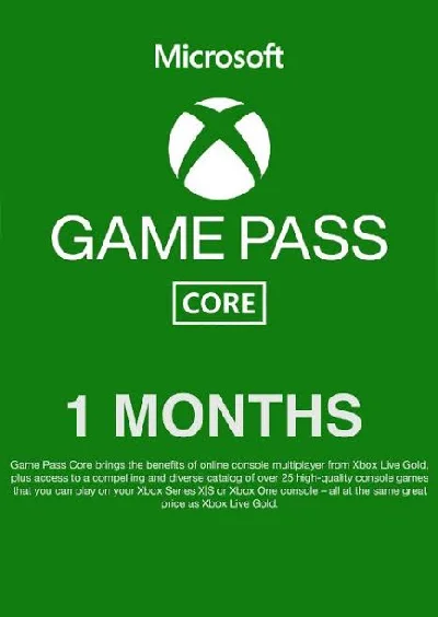 🌍 XBOX CORE GAME PASS 1 MONTH 🔥 INDIA 🌍