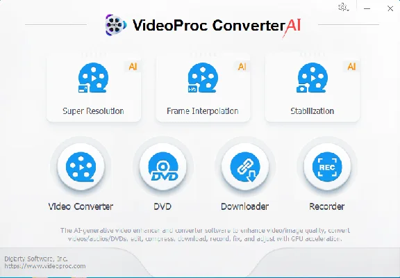 VideoProc Converter AI | Win + Mac Lifetime License 🔑