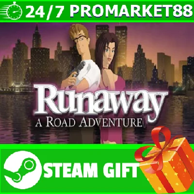 ⭐️ALL COUNTRIES⭐️ Runaway A Road Adventure STEAM GIFT