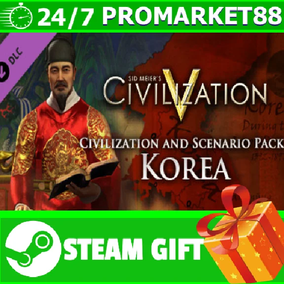 ⭐️ Civilization V - Civ and Scenario Pack: Korea STEAM