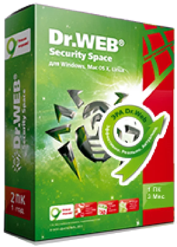 Dr.Web Security Space Pro 1 PC 3 months + Dr.Web Mobile
