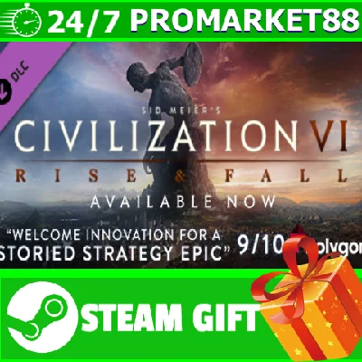 ⭐️Sid Meier’s Civilization VI: Rise and Fall STEAM GIFT