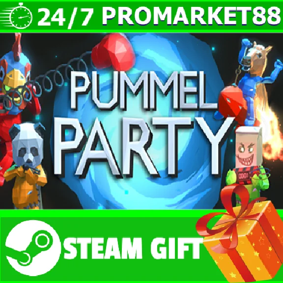 ⭐️ All REGIONS⭐️ Pummel Party Steam Gift 🟢