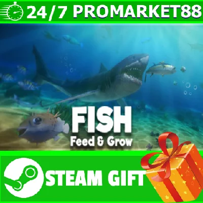⭐️ВСЕ СТРАНЫ+РОССИЯ⭐️ Feed and Grow: Fish Steam Gift