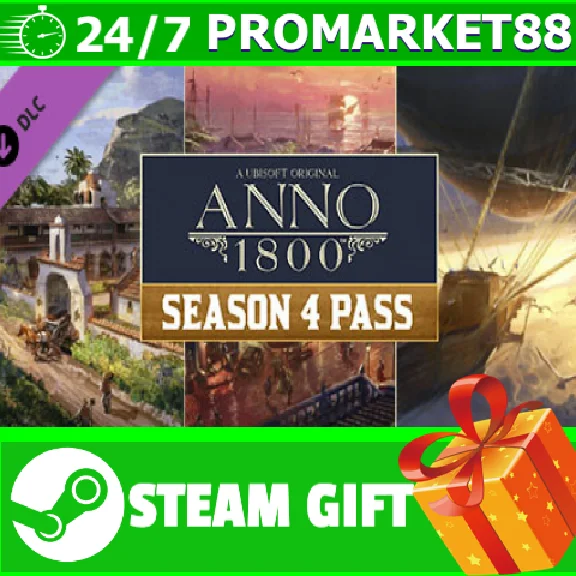 ⭐️ВСЕ СТРАНЫ+РОССИЯ⭐️ Anno 1800 - Season 4 Pass STEAM