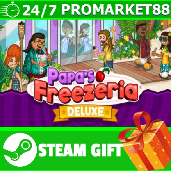 ⭐️ALL COUNTRIES⭐️ Papa´s Freezeria Deluxe STEAM GIFT