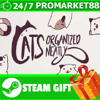 ⭐️ВСЕ СТРАНЫ+РОССИЯ⭐️ Cats Organized Neatly Steam Gift
