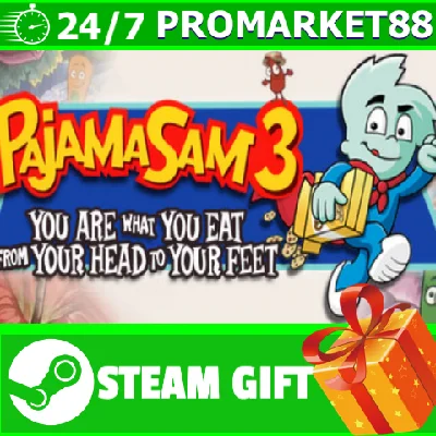 ⭐️ Pajama Sam 3 You Are What You Eat From Your Head To