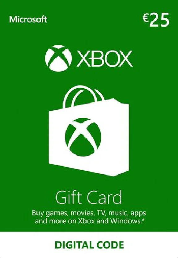 Xbox Live💳Gift Card 25 EUR Евро💰Карта🎮Xbox⚡Италия⚡