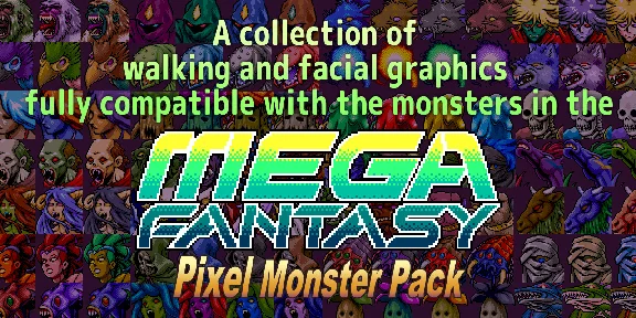 RPG Maker MV - MEGA FANTASY Walking Monsters and Faces