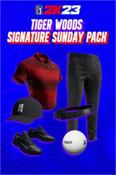 ☀️PGA TOUR 2K23 Tiger Woods Signature Sunday XBOX💵DLC