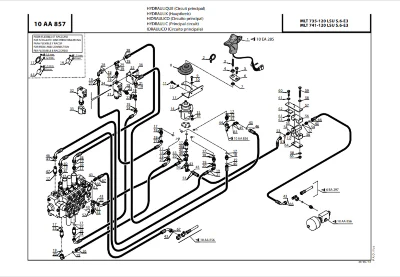 Каталог запасных частей погрузчика Manitou MT732