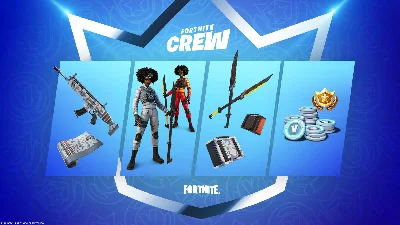 FORTNITE CREW — БОЕВОЙ ПРОПУСК + 1000 ВБАКСОВ