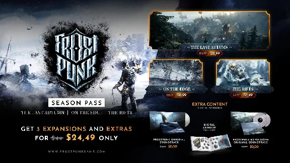✅Frostpunk: The Rifts DLC ⭐Steam\РФ+Весь Мир\Key⭐ + 🎁