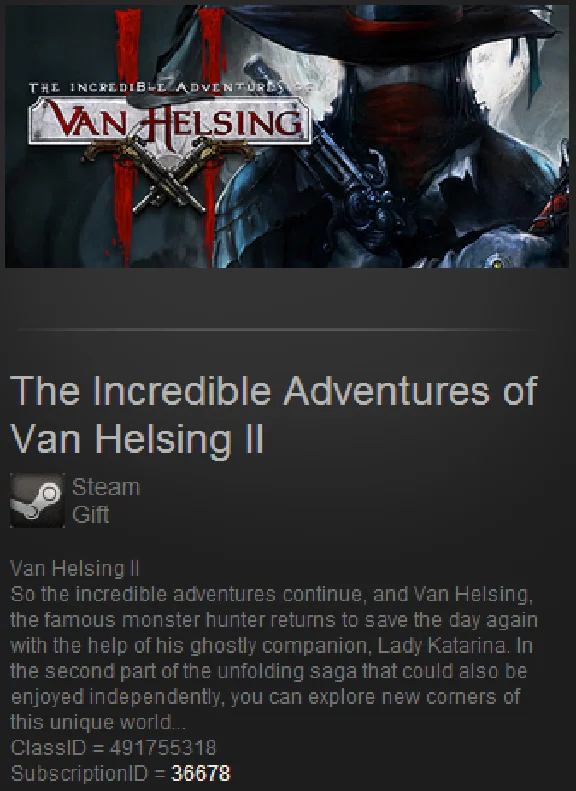 The Incredible Adventures of Van Helsing II 2 Reg Free