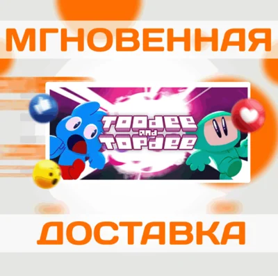 🔥Toodee and Topdee\Steam\Worldwide + RU\Key
