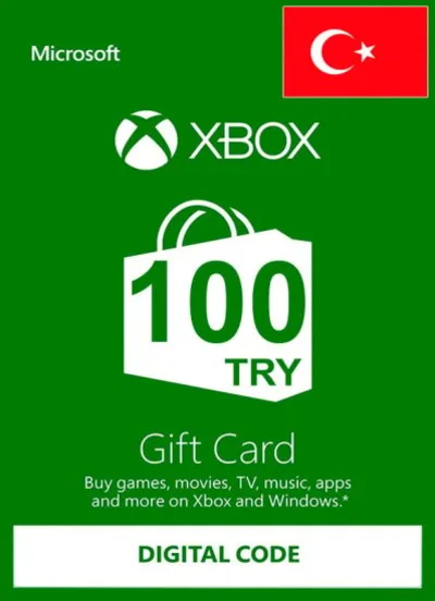 Xbox gift card 100 tl (Турция) 😎