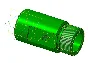 Drawing and 3D model of part MCh00.02.00.01 (body)