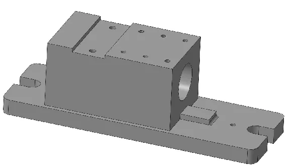 Drawing of the part body MCh00.32.00.01 and its model i