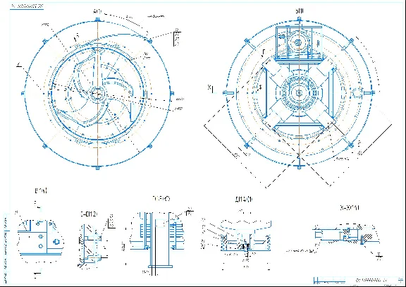 Assembly drawing and specification of clay grinder