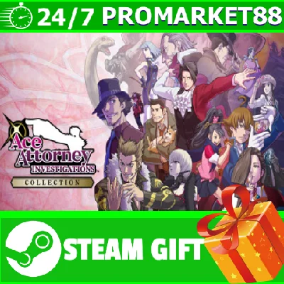 ⭐️ Ace Attorney Investigations Collection STEAM GIFT