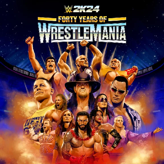 WWE 2K24 40 Years of WrestleMania Edition✅PSN✅PS4✅PS5