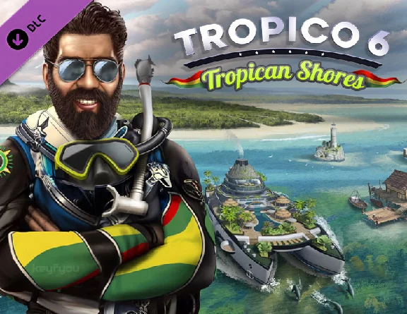 Tropico 6 - Tropican Shores / STEAM DLC KEY 🔥
