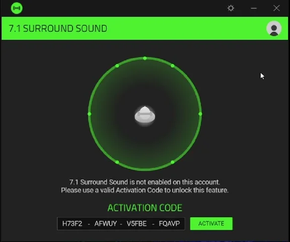 🟢 Razer Surround Sound 7.1 Activation Key [PromoCode]