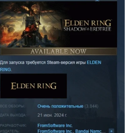 ELDEN RING Shadow of the Erdtree 💎 DLC STEAM RUSSIA