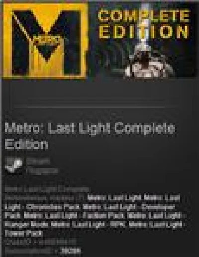 Metro: Last Light Complete Edition - steam gift regfree